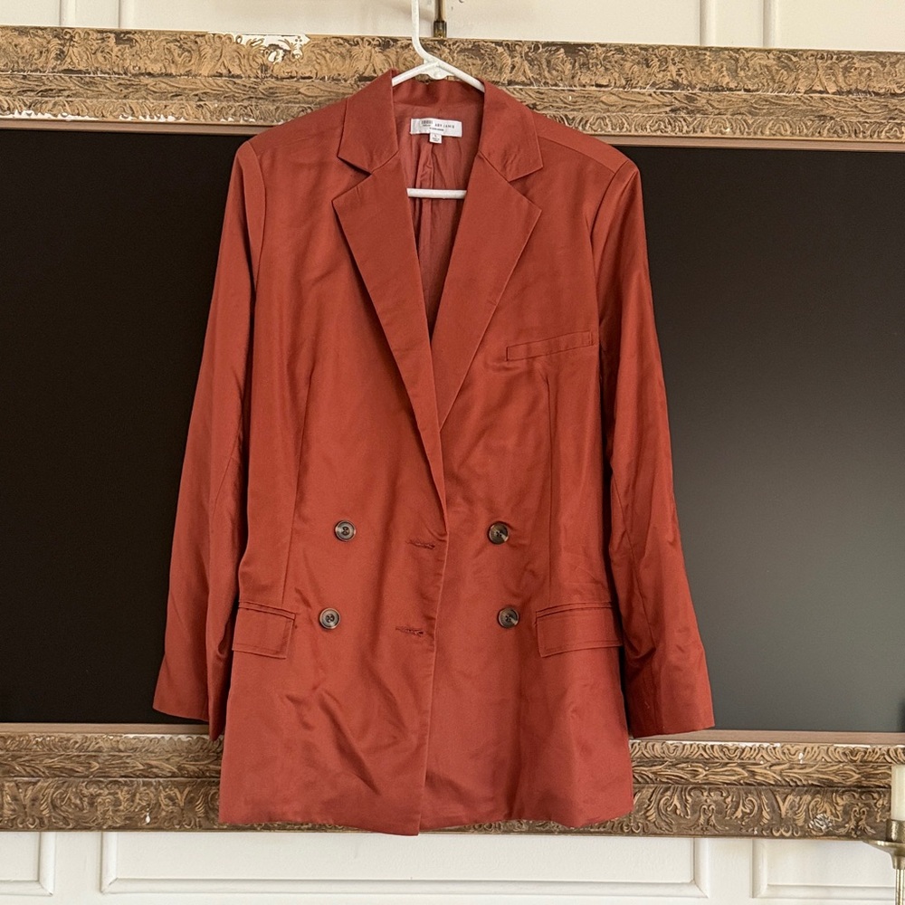 Double-Breasted Rust Blazer by A New Day